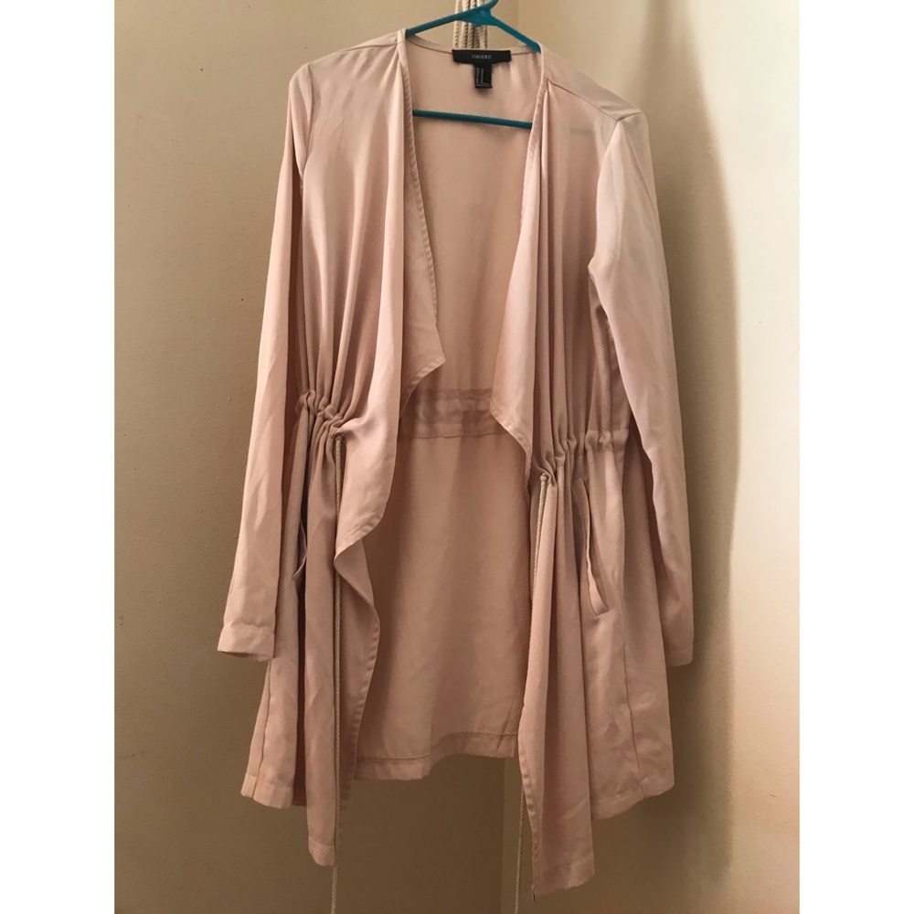 Light pink “trench” jacket